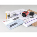 Trodat ID Protector+ Ink Roller Incl. Box/Letter Opener, Flame Red, Black Pad, Eng Pack