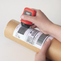 Trodat ID Protector+ Ink Roller Incl. Box/Letter Opener, Flame Red, Black Pad, Eng Pack