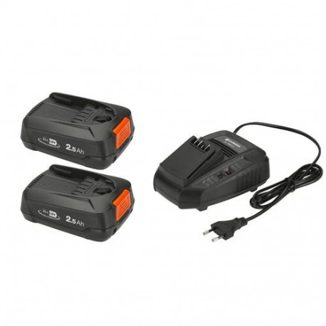 Gardena P4A 2 x PBA 18V/45 + AL 1830 CV Battery & charger set