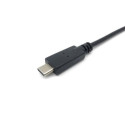 Equip USB-C to Serial (DB9) Cable, M/M, 1.5m