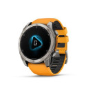 Garmin Fenix 8 3.56 cm (1.4&quot;) AMOLED 51 mm Digital 454 x 454 pixels Touchscreen Titanium Wi