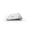 Hama KMW-700 keyboard Mouse included Home RF Wireless QWERTZ German Silver, White