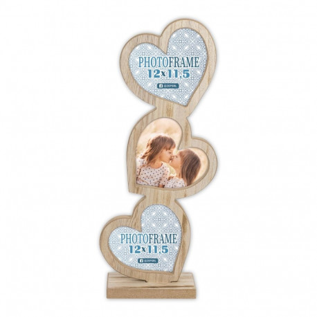 ZEP Frida 3x12x11,5 puidust raam 3 südamega RE333