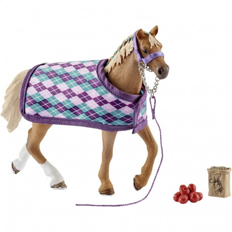 Schleich Horse Club 42360 inglise täisvereline tekkiga