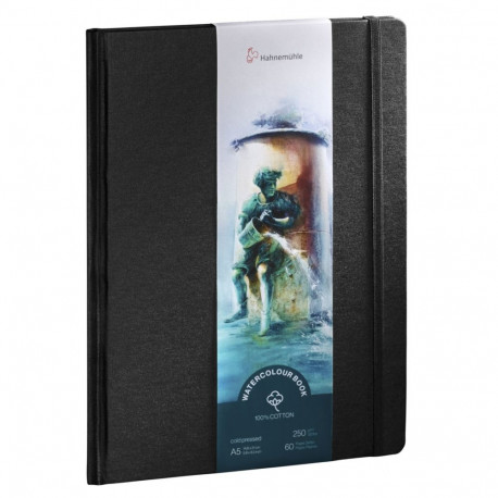 Hahnemühle akvarelliraamat A 5 portree 100% puuvill 60 lk 250 g