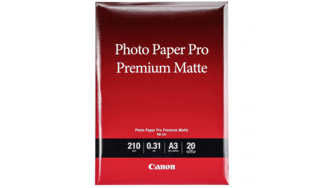 Canon PM-101 Pro Premium matt A3, 20 lehte, 210 g