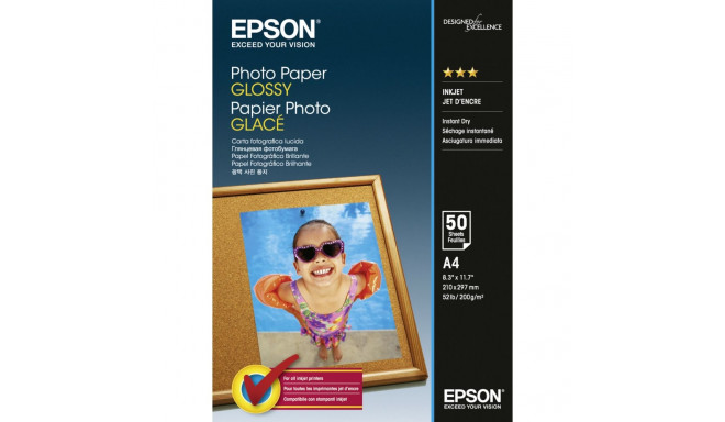 Epson fotopaber läikiv A4 50 lehte 200 g