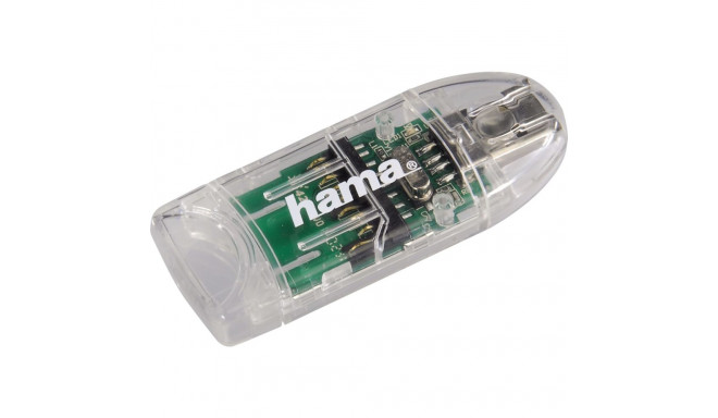Hama USB 2.0 Card Reader 8in1 SD/microSD transparent     91092
