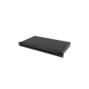 RACKMOUNT 19" 1U FIBER PATCH PANEL LANBERG 24XSC SIMPLEX/24XLC DUPLEX BLACK + ACCESSORIES
