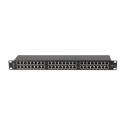 PATCH PANEL 48 PORT 1U 19" CAT.6A FTP WITH CABLE ORGANIZER SHIELDED BLACK LANBERG