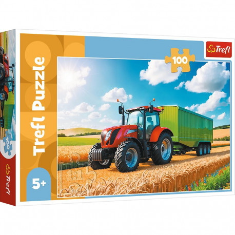 TREFL Pusle traktor, 100 osa