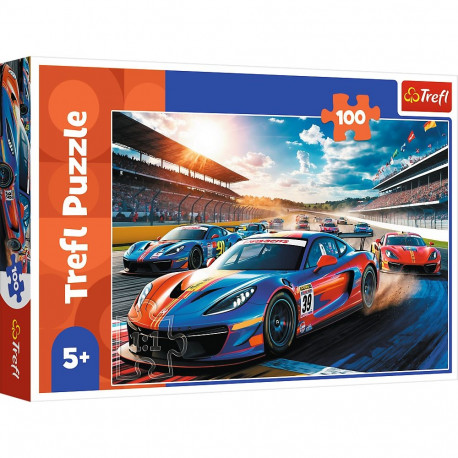 TREFL puzzle Fast racer, 100 pcs