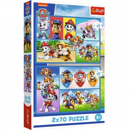 TREFL PAW PATROL puzzle set, 2x70 pcs