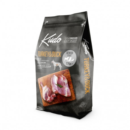 Kudo Turkey & Duck Senior Light dog food 12kg