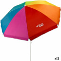 Parasol przeciwsłoneczny Aktive Mitmevärviline Teras 180 x 185 x 180 cm (12 Ühikut)