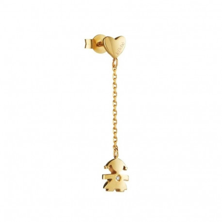 Ladies' Earrings leBebe LBB713 9 Carat Gold Golden