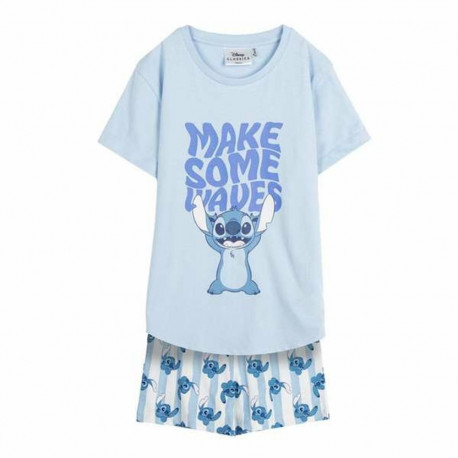 Children's Pyjama Stitch Blue - 10 Years