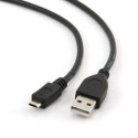 USB-kaabel-mikro USB GEMBIRD 1.8m USB 2.0 A/Micro-B M (3 m) Must 1,8 m (1 Ühikut)
