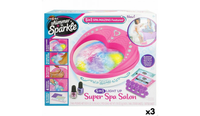 Küünedisaini Komplekt Cra-Z-Art Pediküürispaa (3 Ühikut)