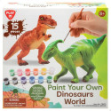 2 dinosuruse komplekt PlayGo 15 Tükid, osad 6 Ühikut 14,5 x 9,5 x 5 cm Dinosaurused Joonistamiseks