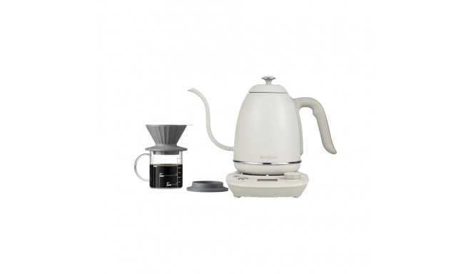 BUYDEEM Electric Gooseneck Coffee Kettle, model K821, color Oat White EU