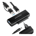 AXAGON ADSA-FPX USB-C 10Gbps - SATA 6G 2.5"/3.5" SSD/HDD FAST PORT X adapter incl. AC, adapter USB-C