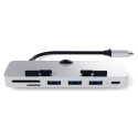 Satechi USB-C Clamp Pro jaotur iMacile - adapter, hõbedane