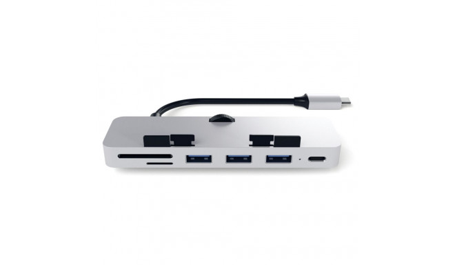 Satechi USB-C Clamp Pro jaotur iMacile - adapter, hõbedane