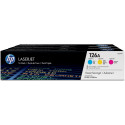 "HP 126A original Toner cartridge CF341AD cyan magenta yellow 3x 1.000 pages 3-pack"