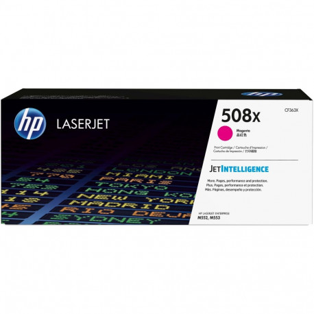 "HP 508X original Toner cartridge CF363X magenta 9.500 pages high capacity"