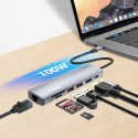 "MANHATTAN 7-in-1 4K USB-C Dockingstation 1xHDMI 2xUSB 10Gb/s"