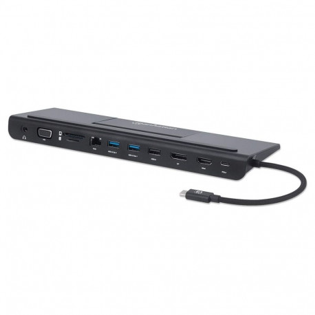 "MANHATTAN USB-C 11-in-1-Dockingstation MST für drei Monitore"