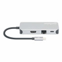 "MANHATTAN USB-C 8-in-1 Dockingstation HDMI RJ45 3xUSB-A"