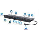 "MANHATTAN USB-C 11-in-1-Dockingstation MST für drei Monitore"