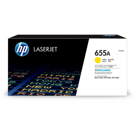 "HP 655A Original LaserJet Toner Gelb"
