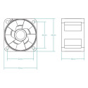 "40mm Arctic S4028-6K Server Lüfter | Value Pack 5 Stück"