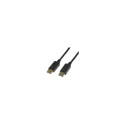 "Logilink DisplayPort-Kabel. DP/M zu DP/M. 4K/60 Hz. schw. 5m"