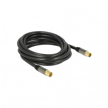 "Antennenkabel IEC Stecker > IEC Buchse RG-6/U 3 m schwarz"