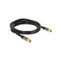 "DELOCK Kabel IEC Stecker > IEC Buchse RG-6/U 2m"