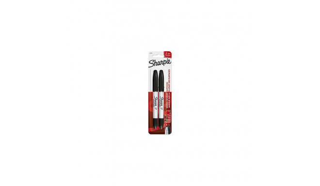 "Sharpie Marker Ultra Fine Extra Fein schwarz. 2er Blister"