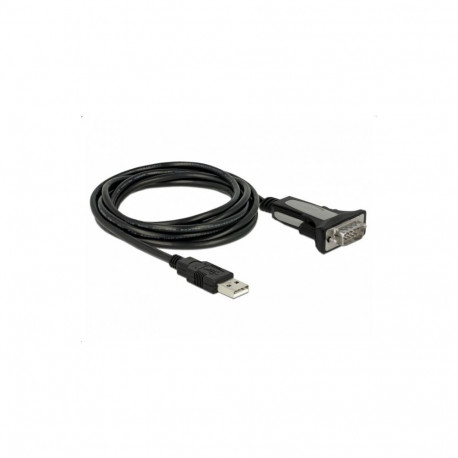 "DELOCK Adapter USB 2.0 Typ-A zu 1 x Seriell RS-232 DB9 3 m"