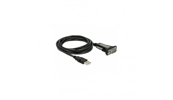 "DELOCK Adapter USB 2.0 Typ-A zu 1 x Seriell RS-232 DB9 3 m"