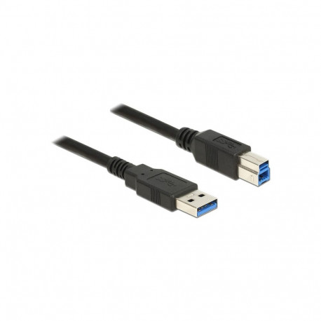 "DELOCK USB Kabel USB3.0 A -> B St/St 2.00m schwarz"