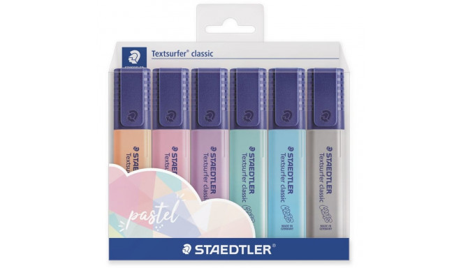 "STAEDTLER Textmarker Textsurfer pas. 6St Etui"