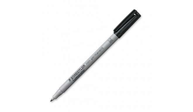 "STAEDTLER Folienstift Lumocolor non-perm M schwarz 10 Stück"