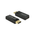 "DELOCK Adapter DisplayPort 1.2 Stecker > HDMI Buchse schwarz 4K Passiv"
