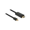 "DELOCK Kabel Mini Displayport 1.1 Stecker > HDMI-A Stecker 2 m"