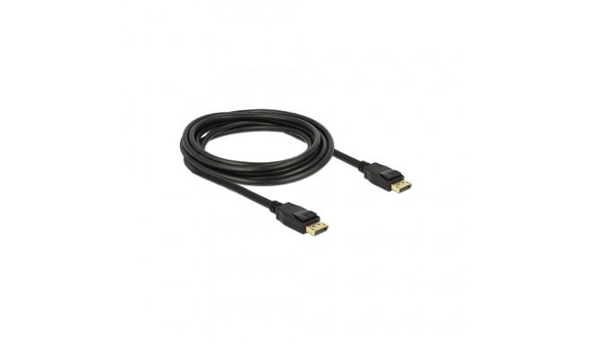 "DELOCK Kabel DisplayPort 1.2 Stecker > DisplayPort Stecker 3 m schwarz 4K"