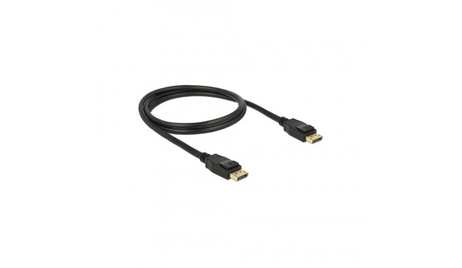 "DELOCK Kabel DisplayPort 1.2 Stecker > DisplayPort Stecker 1 m schwarz 4K"