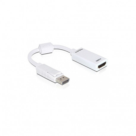 "DELOCK Adapter Displayport-St > HDMI-Bu weiss"